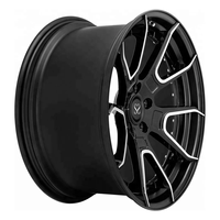 Roues forgées 2 pièces pour M5, Chrome dur, noir, 18, 19 pouces, voiture de luxe, monobloc