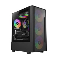 JNP Eatx ATX Casing Desktop Gamer Pc catu daya Cpu sistem pendingin air kipas Casing komputer Gaming
