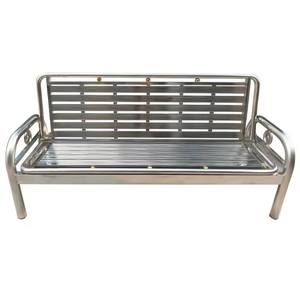 Sofá cama plegable y duradero de acero inoxidable para decoración del hogar, oficina, hoteles, restaurante, cafetería, sala de estar, muebles de exterior, sofá - Product Image 5