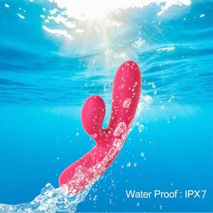 LILO Vibrator Silikon Cair Berkualitas Tinggi Bentuk Kelinci untuk Stimulasi Titik G, Alat Bantu Masturbasi Wanita untuk Kenikmatan Seksual - Product Image 5