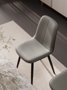 Chaise de table à manger <span class=keywords><strong>scandinave</strong></span> de luxe avec dossier décontracté maison café hôtel tabouret repas accessible meubles de remplacement - Product Image 2