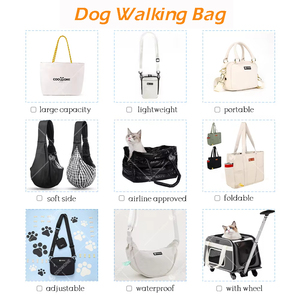 OEM Maßgefertigte Hundetrainingstasche Sherpa-Fleece Haustier-Tragetasche Verstellbare Gepolsterte Schulter-Welpentasche Atmungsaktive Katzentasche - Product Image 3