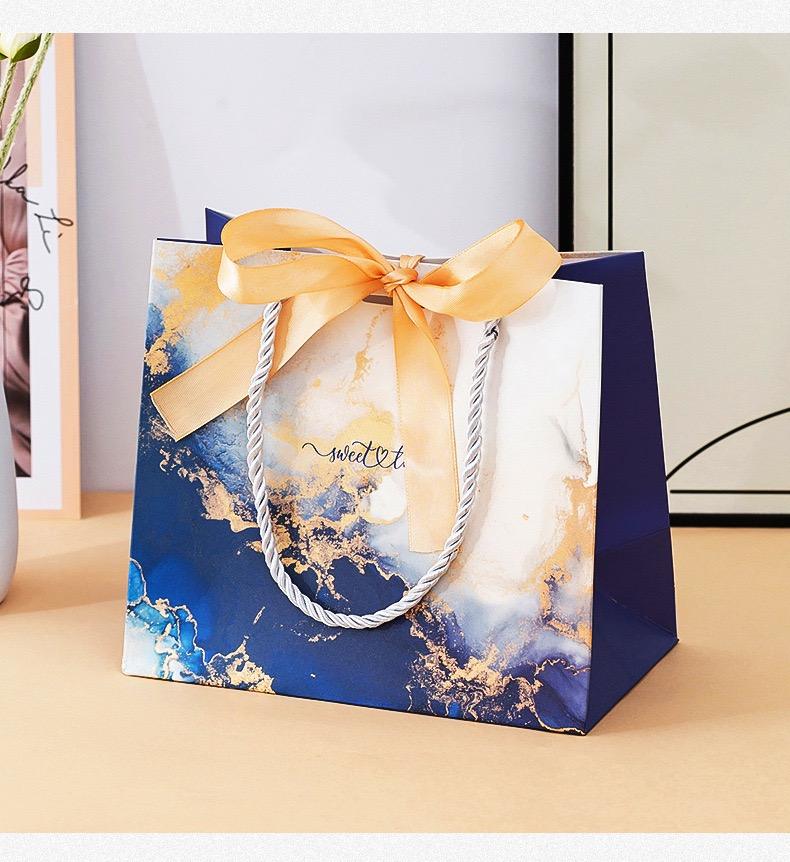 Blue Marble+Single Color Ribbon