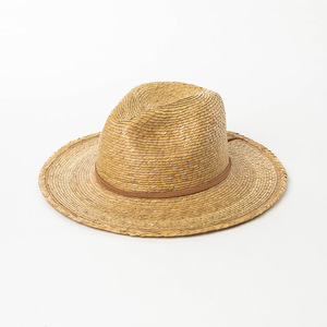 <span class=keywords><strong>หมวก</strong></span>ปานามาสานจากฟางปาล์มธรรมชาติ สไตล์ลำลอง สำหรับฤดูใบไม้ผลิและฤดูร้อน ป้องกันแสงแดด เหมาะสำหรับกิจกรรมกลางแจ้ง <span class=keywords><strong>หมวก</strong></span>ทรงเฟโดร่า สำหรับผู้หญิงและผู้ชาย - Product Image 1