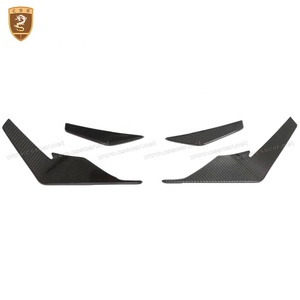 Cho <span class=keywords><strong>Audi</strong></span> R8 cơ thể Kit thực hiện phong cách khô sợi Carbon phía trước môi bên váy phía sau khuếch tán phía sau Spoiler BodyKit - Product Image 6