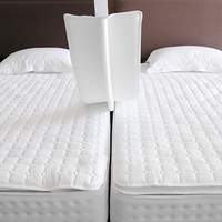 SUREWALHOME Pont de lit, connecteur de lit double, remplisseur d'espace pour matelas pour transformer les lits doubles en lits simples, connecteur de matelas avec sangle