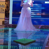 Vente en gros 20W RVB 6-EN-1 LED sans fil lumière de scène lumières mobiles pour mariage café & DJ couleur émise RGBW