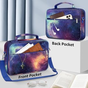 Échantillon gratuit, source d'usine, grande housse de Bible avec bandoulière/sac de transport pour livre, sac d'église, poche zippée de protection pour Bible - Product Image 2