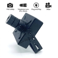 Kamera CCTV Mini, lensa telefoto HD 1080P 42*42MM, kamera USB Mini CMOS UVC OTG 30fps Plug & Play UVC Free Drive