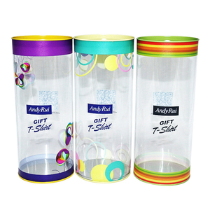 Frasco de plástico transparente para ropa, tarro vacío para camisa, contenedor de embalaje - Product Image 1