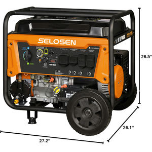 Générateur à double carburant 9,5 kW 12,5 kW <span class=keywords><strong>Mini</strong></span> Chine 12,5 kVA refroidi par air GPL essence essence avec démarrage à distance pour usage domestique - Product Image 6