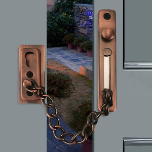 Chaîne de porte antivol en acier inoxydable avec finition polie pour la sécurité domestique, utilisation intérieure - Product Image 1