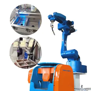 Bras de Robot de soudage Laser automatique à 6 axes pour la production d'évier en acier inoxydable, soudage Laser et bras de Robot de soudage TIG