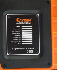เครื่องเจาะแม่เหล็กอุตสาหกรรม CAYKEN Kcy-150-4WDO ขนาด 150 มม. 3080 วัตต์ ปรับความเร็วได้ ฟังก์ชั่นเจาะเกลียวอเนกประสงค์ กำลังไฟปรับได้ - Product Image 5