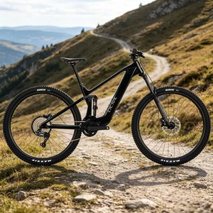 Bici Elettrica MTB Full Suspension con Batteria a Lunga Autonomia 720Wh, Telaio in Carbonio, Motore Centrale 36V 250W 85Nm, 12 Velocità, IPX6, Carico Massimo 140KG, Ruote 29er, Freni a Disco Idraulici - Product Image 1