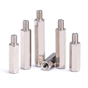 Junchen M3M4 Nickel Plated Hex Stud Male Female Isolation Stud Construction Industry Grade A Plain Carbon Steel - Product Image 3
