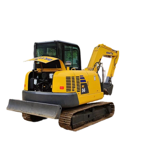 Excavadora de orugas Komatsu PC56 usada en Japón barata para obras de construcción de alta calidad bajas horas de trabajo Shanghai - Product Image 1