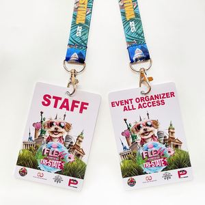 Porte-clés personnalisé imprimé, lanières de cou personnalisées, lanières détachables en nylon et polyester par sublimation avec logo, lanière cadeau personnalisée - Product Image 2