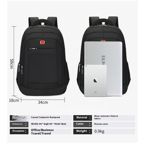 2025Hot Selling Custom LOGO Kid School Bags Large Capacity Waterproof School Travel <b>Backpacks</b> Business Laptop Bags with logo - Product Image 2