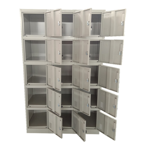 Gabinetes de Almacenamiento de Acero de Quince Puertas con Cerradura - Fabricante Chino - Product Image 3