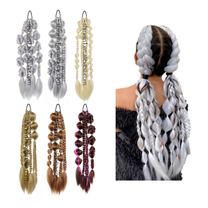 Vente en gros 24 pouces synthétique fait à la main Jumbo Expression tressage cheveux bulle torsion Crochet cheveux naturels <span class=keywords><strong>queue</strong></span> <span class=keywords><strong>de</strong></span> <span class=keywords><strong>cheval</strong></span> casque - Product Image 1