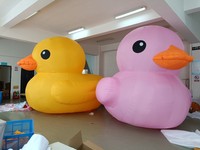 Décoration de canard gonflable géant modèle de dessin animé Animal gonflable pour