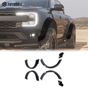 Accessoires d'extérieur de voiture Extension d'aile tout-terrain Arches de roue noires pour ford Ranger raptor Ailes larges - Product Image 1