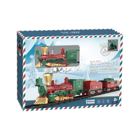 Jouet de piste de train de noël avec lumière et son pour enfants HN964272