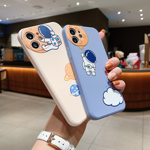 เคสแข็งแบบด้านลายธีมอวกาศนักบินอวกาศ <span class=keywords><strong>NASA</strong></span> สำหรับ iPhone 11 Pro 12 Pro X Xs Max 7 8 Plus - Product Image 4