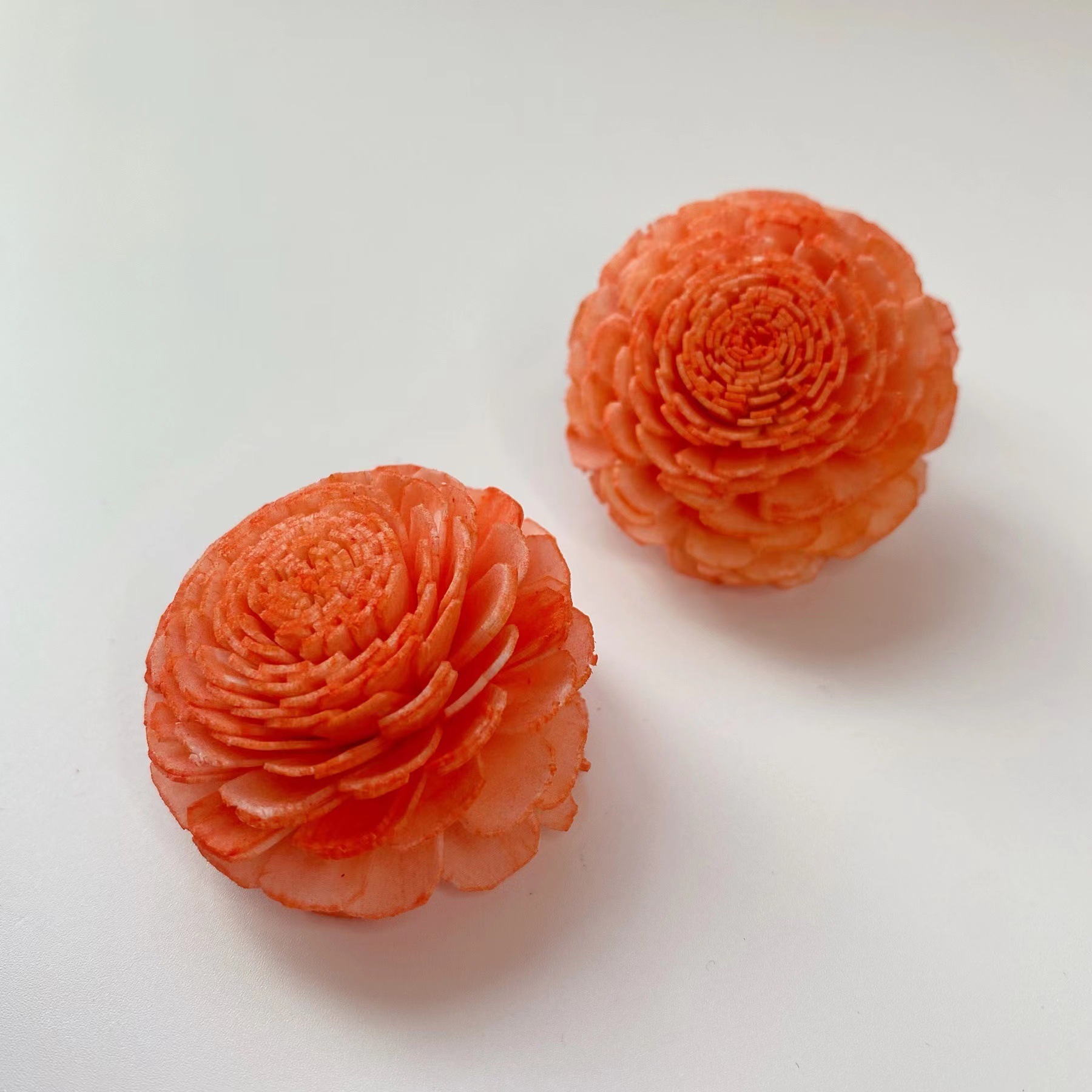 4,5 cm vermillon
