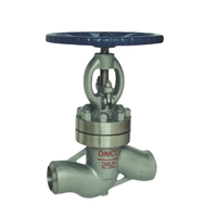 Vanne à boisseau sphérique haute pression en acier forgé J61Y pour centrales électriques, contrôle de la vapeur, de l'eau et de l'huile, vanne à boisseau sphérique soudée bout à bout haute température