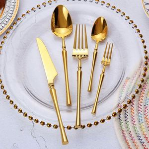 Unique Reusable Dishwasher Safe Restaurant Cutlery Flatware Set Dinnerware 18/10 Stainless Steel Hotel Cutlery - Product Image 1