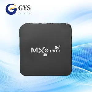 GYS مكسق برو 4K 5G سمارت تي في بوكس أندرويد 1 جيجابايت ذاكرة 8 جيجابايت Rom مربع التلفزيون MxqPro Rk3228A Allwinner H3 Mxqpro أرخص مربع التلفزيون
