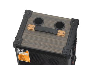 NDR-C8 8 英寸专业工作室扬声器无线 40W 功率，带 5 个旋钮，木质 100Z 低音+线圈高音，可充电，带双麦克风 - Product Image 2