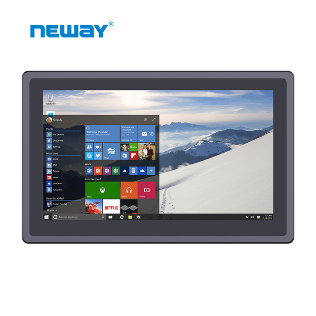 15.6 Inch IP64 Rated Capacitive Touch Screen 1920x1080 Resolution USB Ports New Business Use Display Monitor