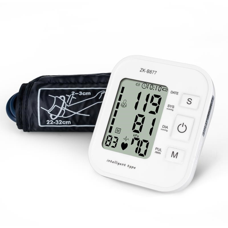 Display Screen Smart Digital LCD Upper Arm Blood Pressure Monitor with talking
