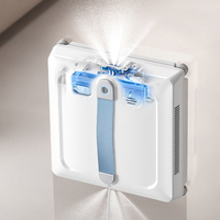 Robot de nettoyage de vitres électrique entièrement automatique, moteur sans balais, navigation intelligente, contrôlé par application, pour nettoyage domestique en immeuble de grande hauteur