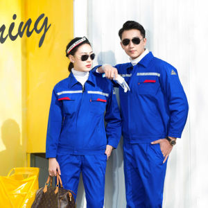 作業服,グリーンユニフォームコットンオーバーオール作業服 - Product Image 1