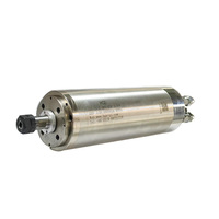HQD 220V 800W 0.8kw Moteur de broche CNC avec refroidisseur d'eau 65mm pour fraisage CNC et routeur Machine-outil"