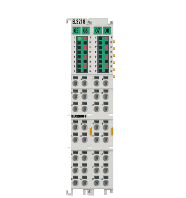 Beckhoff EL3218 | I/O EtherCAT Terminal, 8-channel Analog Input