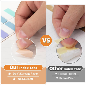 Onglets de <span class=keywords><strong>livre</strong></span> auto-adhésifs de 1 pouce Autocollants <span class=keywords><strong>repositionnables</strong></span> pour classer des notes autocollantes sans effort pour ordinateur portable - Product Image 5