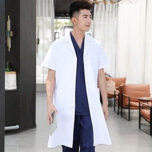 <span class=keywords><strong>Batas</strong></span> <span class=keywords><strong>de</strong></span> Médico Blancas Transpirables y Antiarrugas al por Mayor, Bata <span class=keywords><strong>de</strong></span> <span class=keywords><strong>Laboratorio</strong></span> <span class=keywords><strong>de</strong></span> Manga Larga y Corta para Hombres y Mujeres, para Hospitales, Clínicas Dentales y Trabajo Médico - Product Image 2