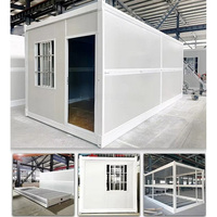 20-Fuß Faltbares Stahl-Containerhaus: Vorgefertigtes Büro, Hotel, Tiny Home, Modulare Kapsel-Villa, Schule, Wohnzimmer, Leicht zu Transportieren