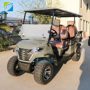 Robetaa Multifunctionele Off-Road Kar Sightseeing Hotel Beveiligingspatrouillewagen Elektrische Vierwieler 6-persoons Voertuig Golfkar - Product Image 1