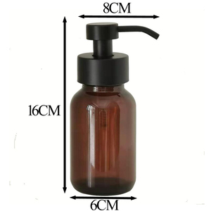 Top Bán 250Ml Thép Không Gỉ Biểu Tượng Tùy Chỉnh Tay Xà Phòng <span class=keywords><strong>Dispenser</strong></span> Tạo Bọt Thủy Tinh <span class=keywords><strong>Dispenser</strong></span> Cho Khách Sạn - Product Image 4