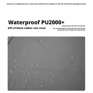 Tente tunnel spacieuse et imperméable automatique pour les besoins de camping en famille et en groupe - Product Image 5