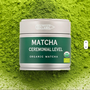 Matcha Orgánico en Polvo Puro de Grado Ceremonial, Marca Privada OEM, Lata de 30g - Product Image 1
