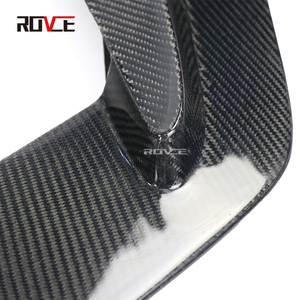 ROVCE yüksek kaliteli arka difüzör arka ÖN TAMPON karbon Fiber araba aksesuarları otomatik koruyucu Maserati Ghibli için 2014 - Product Image 3