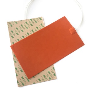 Plaque chauffante électrique en caoutchouc silicone <span class=keywords><strong>de</strong></span> haute qualité 12V 24V 110V avec adhésif <span class=keywords><strong>3M</strong></span> pour <span class=keywords><strong>lit</strong></span> d'imprimante 3D - Product Image 2