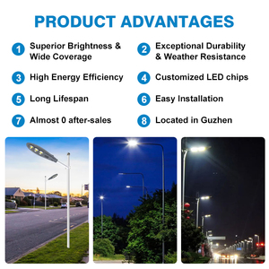 Đèn đường ngoài trời chất lượng cao bằng nhôm 30w 50w 100w <span class=keywords><strong>150w</strong></span> 200w 250w, chống nước IP66, đèn đường <span class=keywords><strong>LED</strong></span> COB kiểu Cobra - Product Image 2